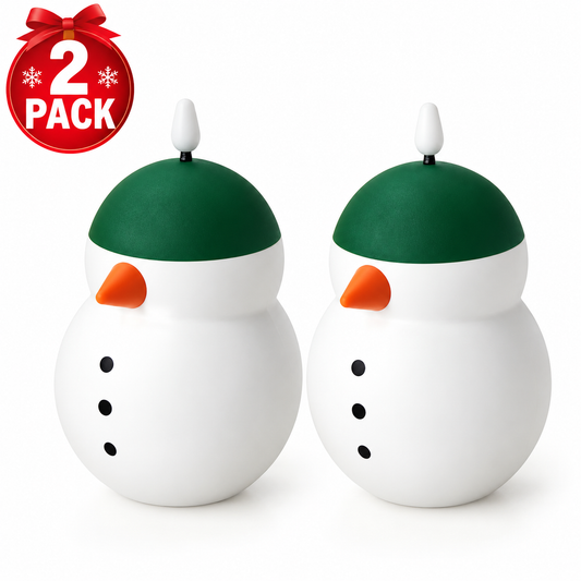 (2 Pack) IKEA VINTERFINT LED Decorative Snowman Light, Battery-Operated Christmas Table Lamp, Cute Festive Snowman Decoration, Indoor Holiday Accent Lighting for Bedroom, Living Room, Shelves & Home Décor (Copy)