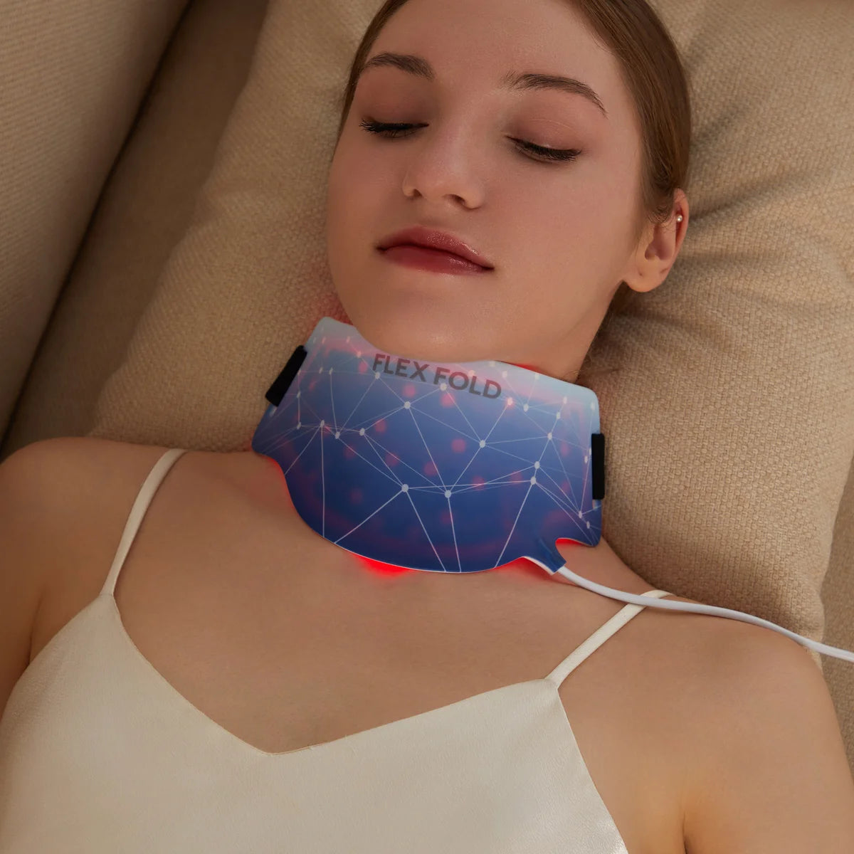 Flex Fold LED Light Technology Neck Therapy Device