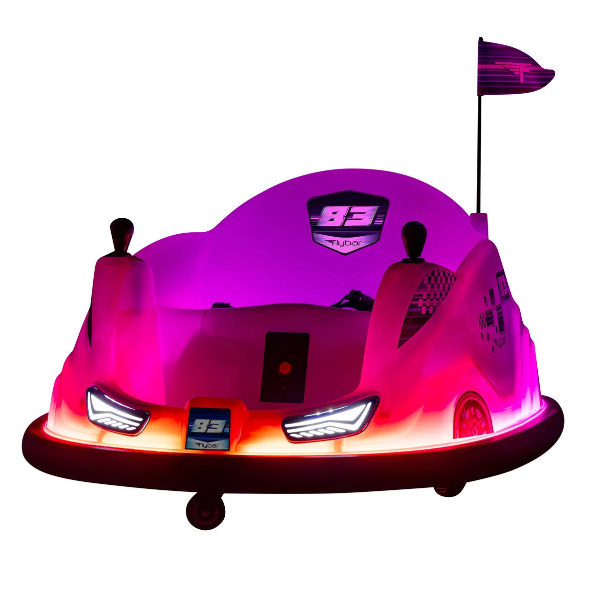 Flybar 12V GLOW Bumper Ride-On Car