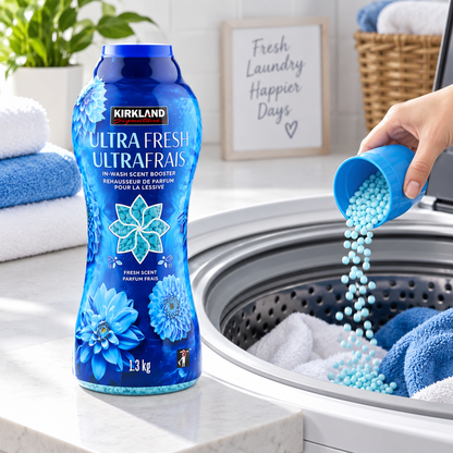 (2 Pack) Kirkland Signature Ultra Fresh In-Wash Scent Booster, 1.3 kg