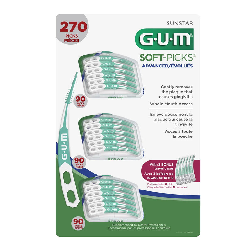 Cure-dents avancés GUM Soft-Picks, 270 unités