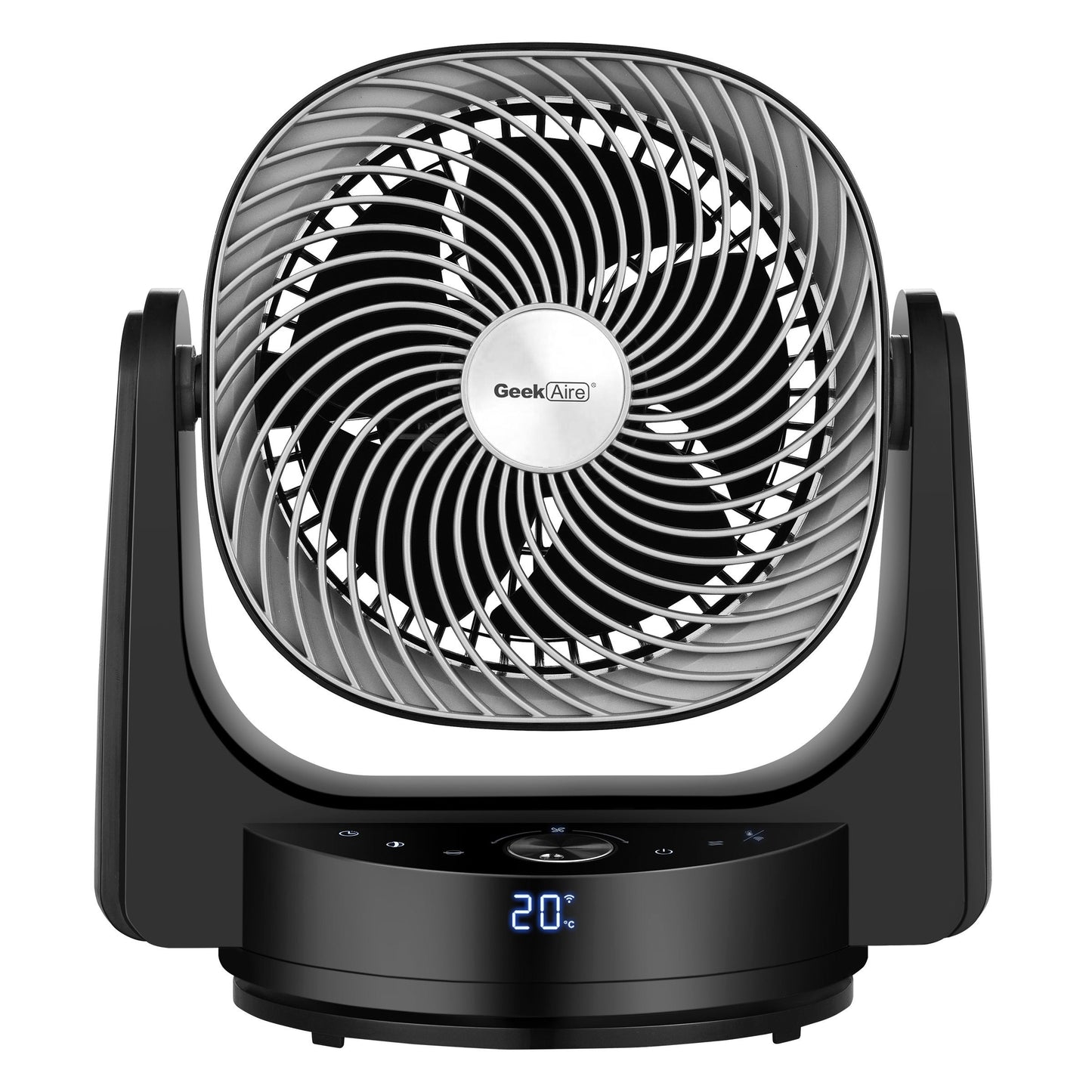 Geek Aire Turbo Smart Air Circulator – Wi-Fi Enabled 4-Speed Compact Cooling Fan