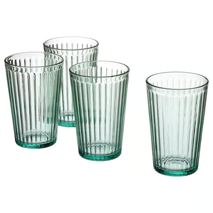 [4 Pack] IKEA Tempered Glass Drinking Glasses, 15 oz