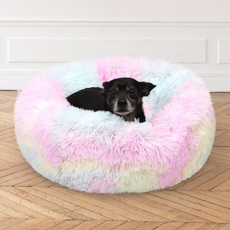 HAZE Plush Cuddler Pet Bed