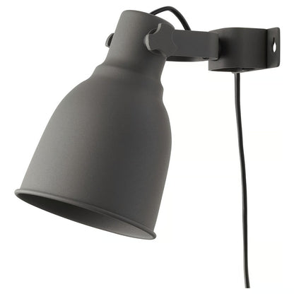 IKEA HEKTAR Wall/clamp spotlight, dark gray