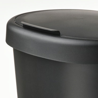 IKEA HOLASS Bin with lid, 8 l (2 gallon) - Black