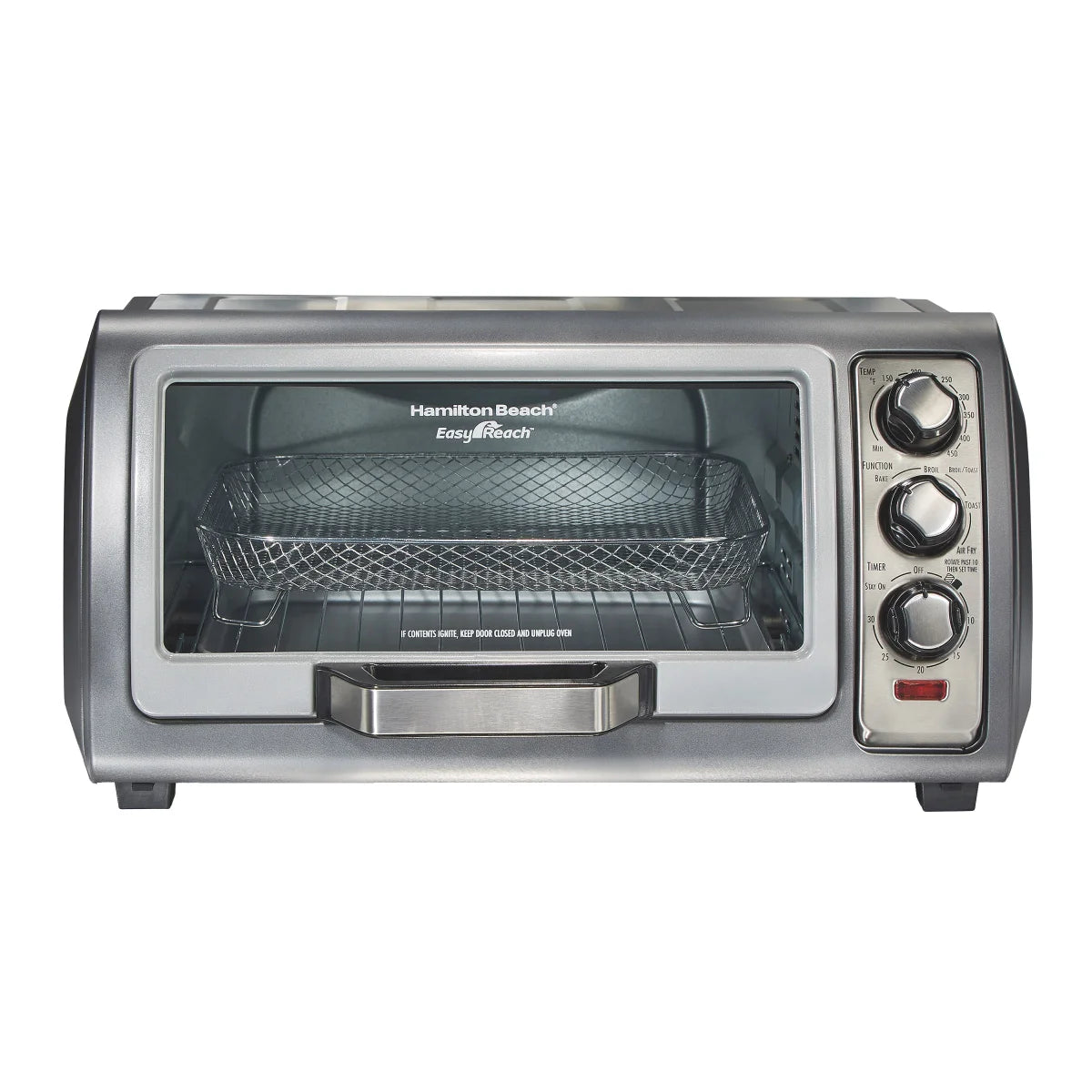 Hamilton Beach Air Fryer Toaster Oven-Easy Reach