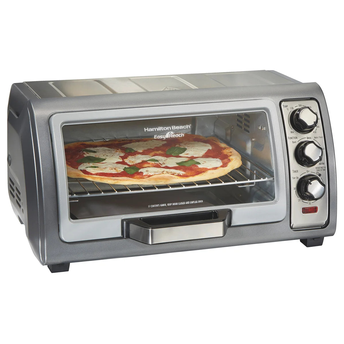 Hamilton Beach Air Fryer Toaster Oven-Easy Reach