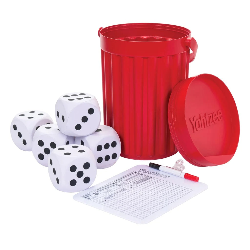 Hasbro Giant Yahtzee Outdoor Dice Game – Jumbo Backyard Family Party Set
