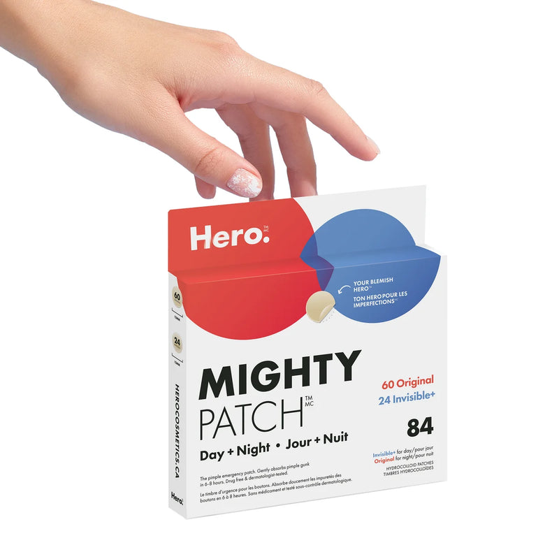 Hero Mighty Patch Original & Invisible+, 84-count Pack