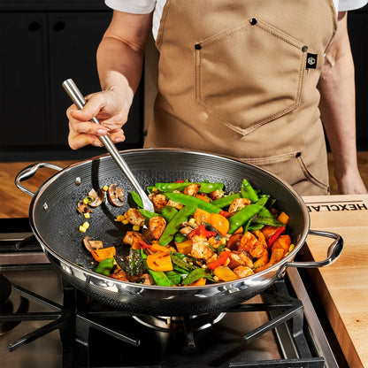 Hexclad 14-inch Wok with Lid