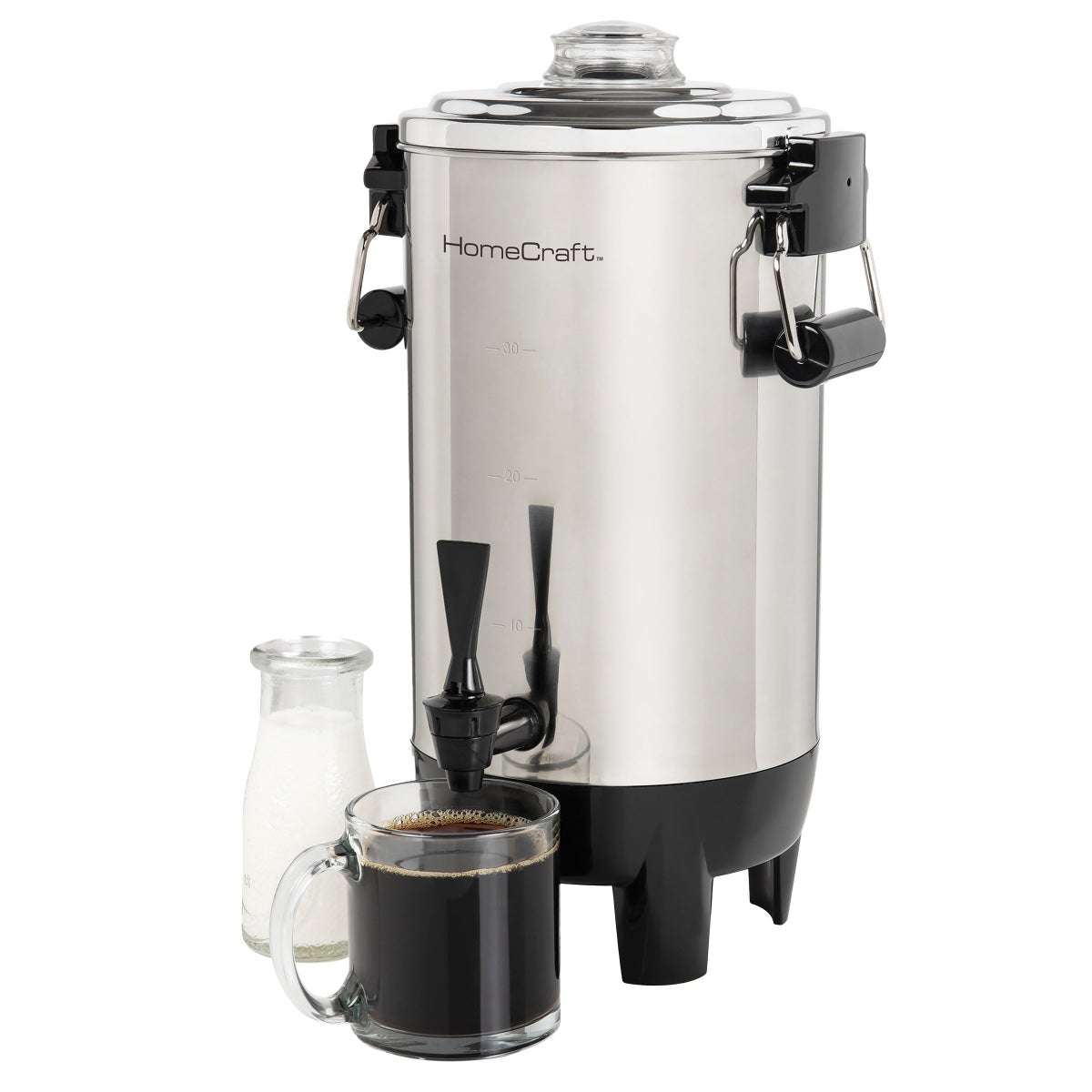 HomeCraft 30 Cup Stainless Steel Coffee Urn