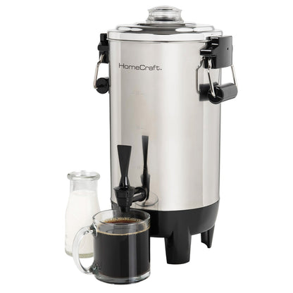 HomeCraft 30 Cup Stainless Steel Coffee Urn