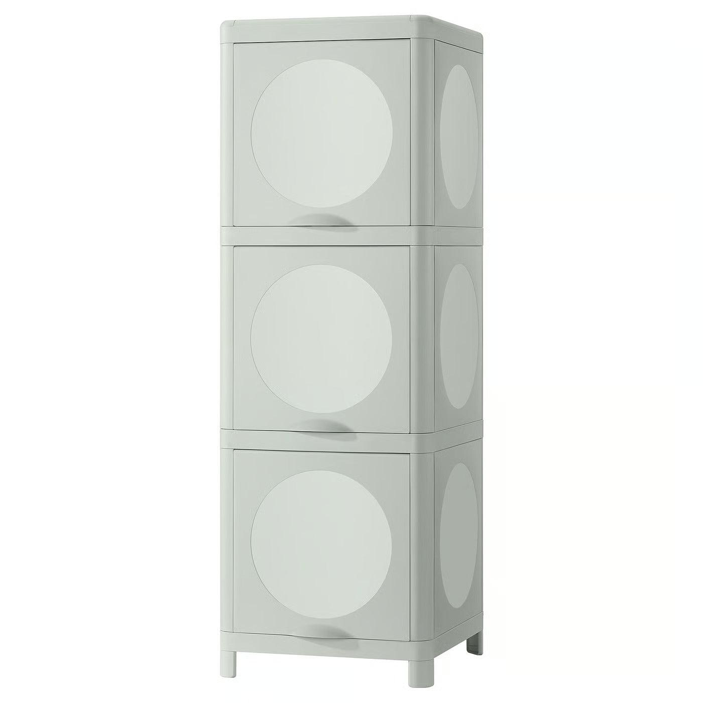 IKEA IVOSJON Cabinet with doors, 33x34x99 cm (13x13 3/8x39 ") - Green
