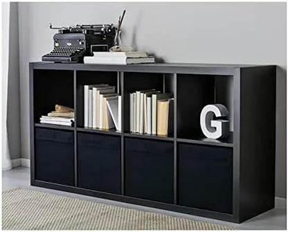 (4 PACK) IKEA DRÖNA Box, black, 33x38x33 cm (13x15x13 ")