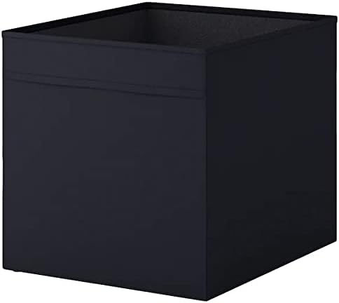 (4 PACK) IKEA DRÖNA Box, black, 33x38x33 cm (13x15x13 ")