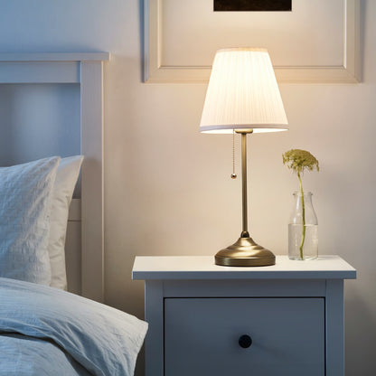 IKEA ARSTID Table lamp, Brass-white