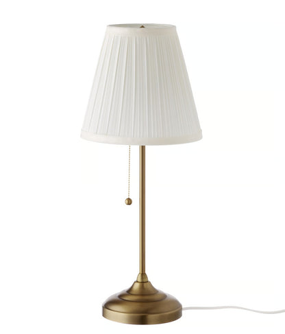 IKEA ARSTID Table lamp, Brass-white