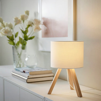 (2 PACK) IKEA STORSEGEL Table lamp, Ash - White