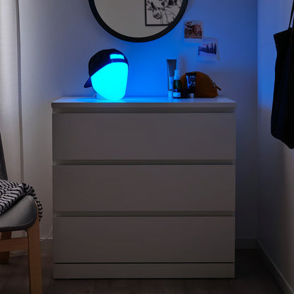 IKEA ISKÄRNA LED table lamp, multicolor