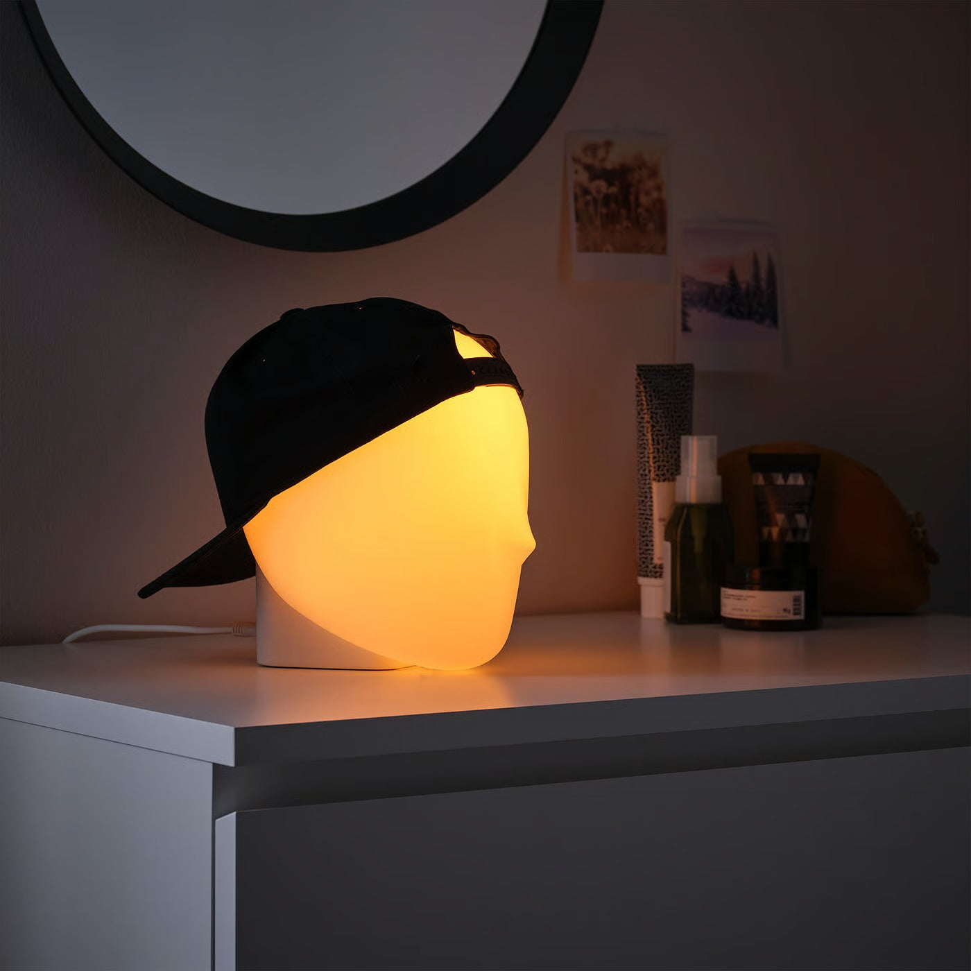 IKEA ISKÄRNA LED table lamp, multicolor