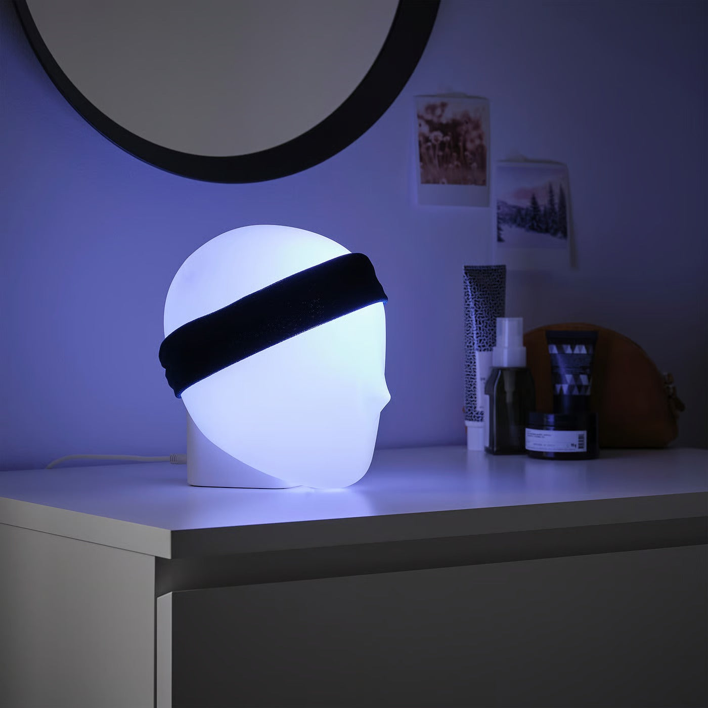 IKEA ISKÄRNA LED table lamp, multicolor