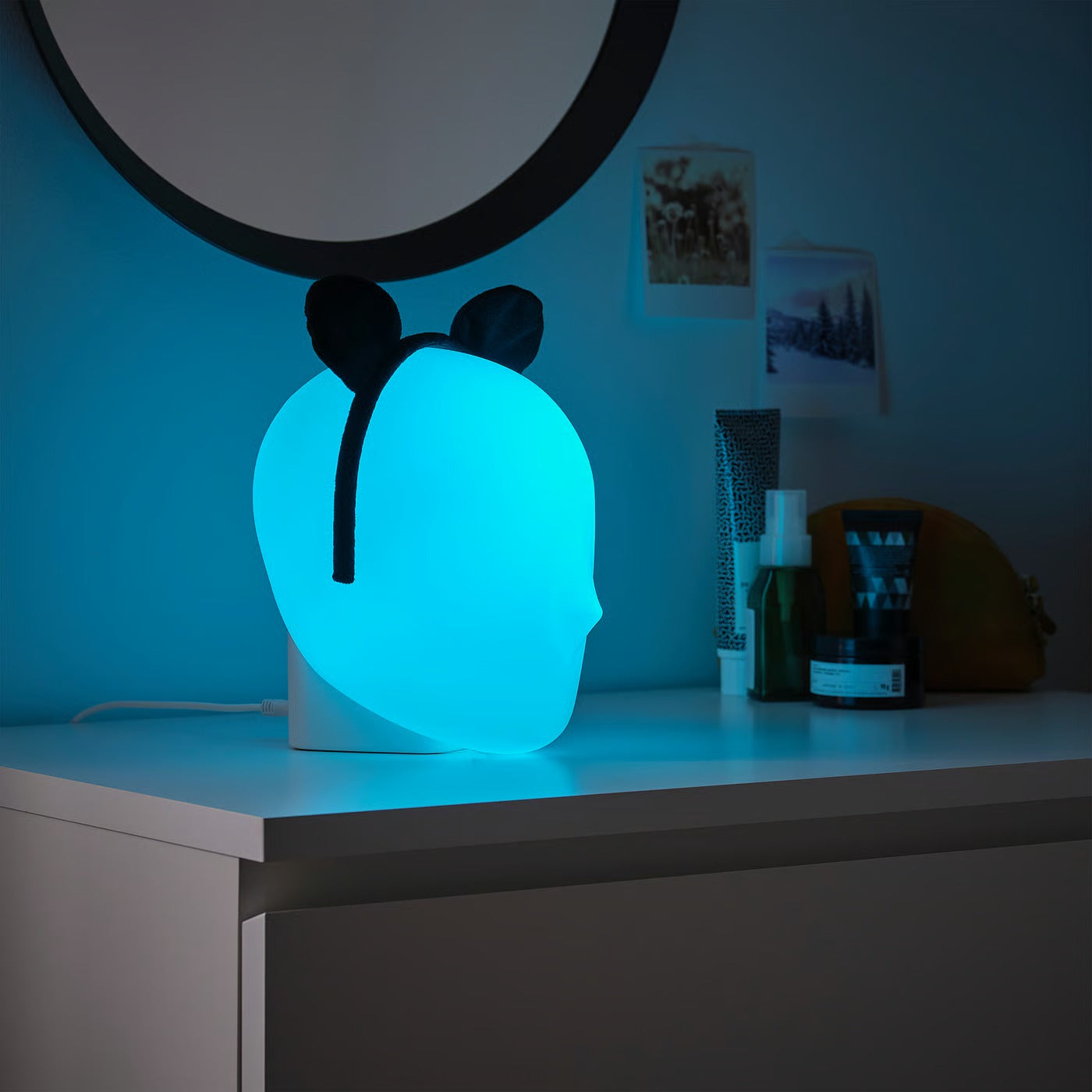 IKEA ISKÄRNA LED table lamp, multicolor