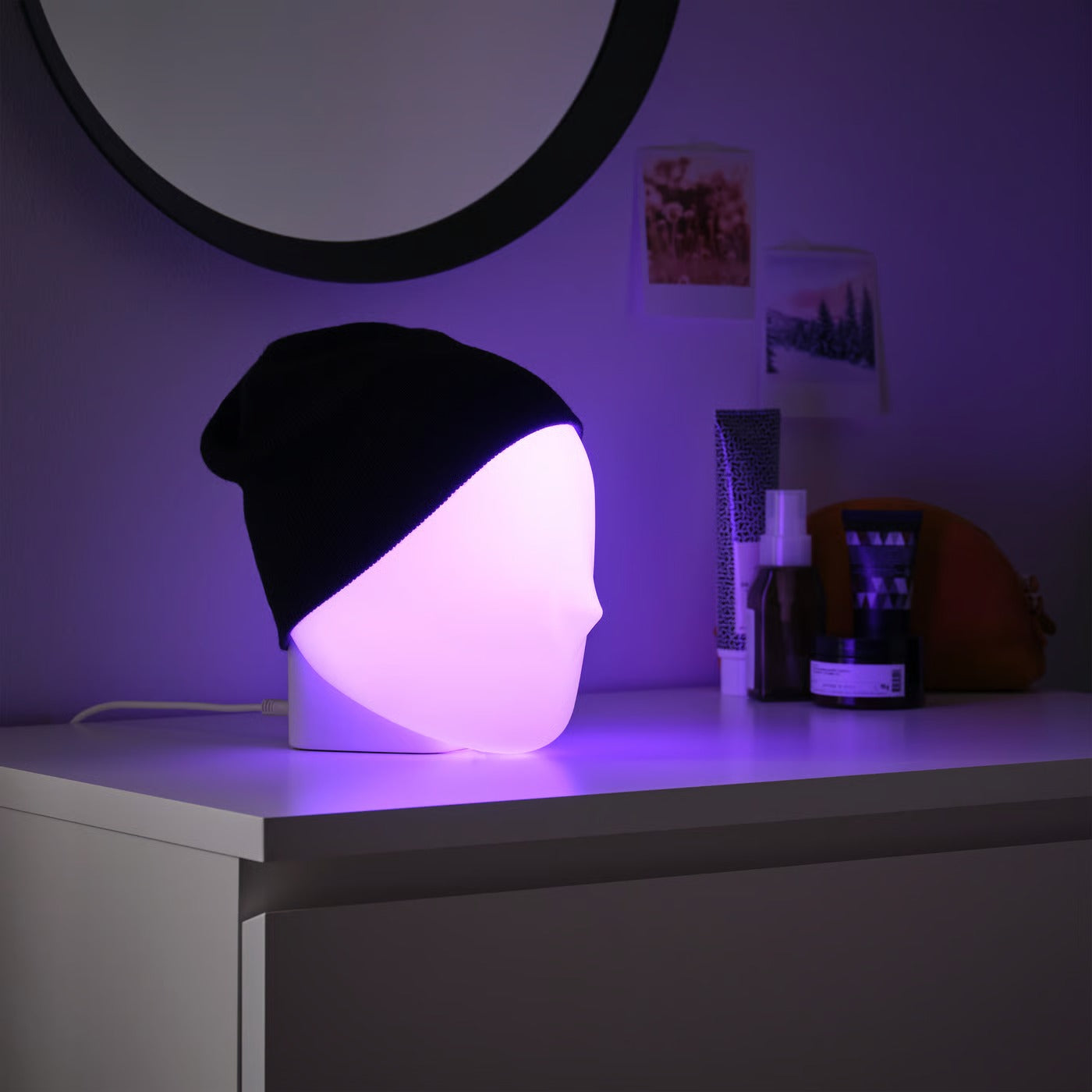 IKEA ISKÄRNA LED table lamp, multicolor