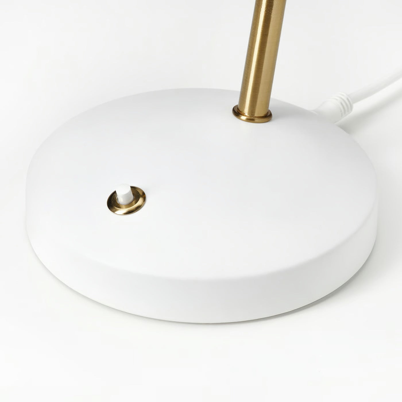IKEA ISNÅLEN LED work lamp, white/brass color