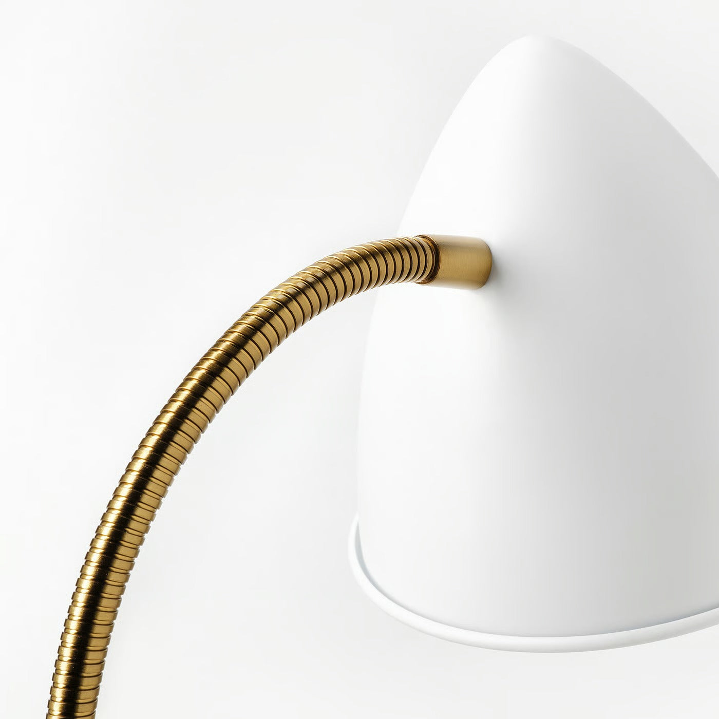 IKEA ISNÅLEN LED work lamp, white/brass color