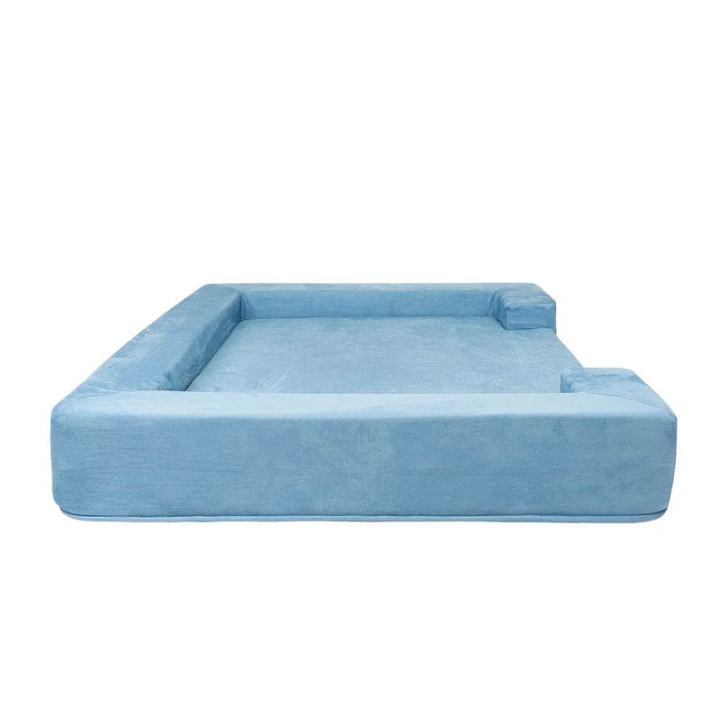 JUNO Pet Bed, Blue, 43" x 33"