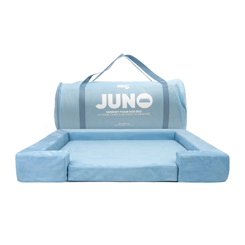 JUNO Pet Bed, Blue, 43" x 33"