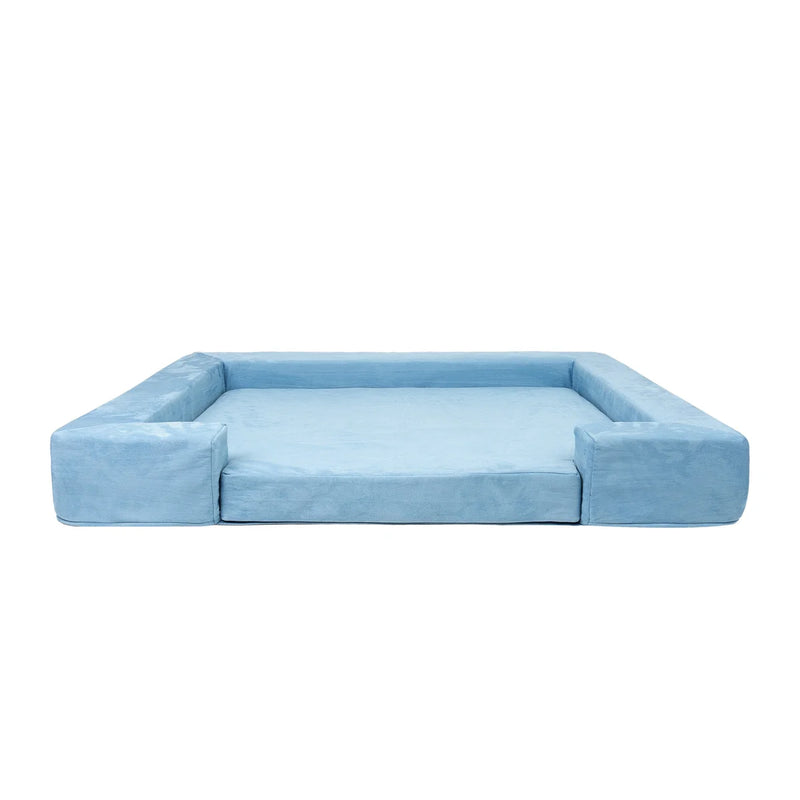 JUNO Pet Bed, Blue, 43" x 33"