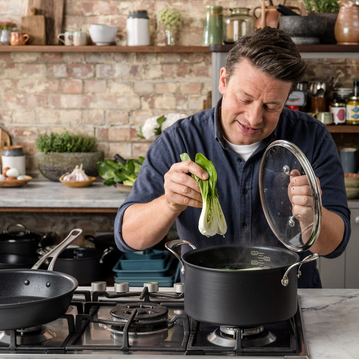 Jamie Oliver T-fal 9-Piece Cookware