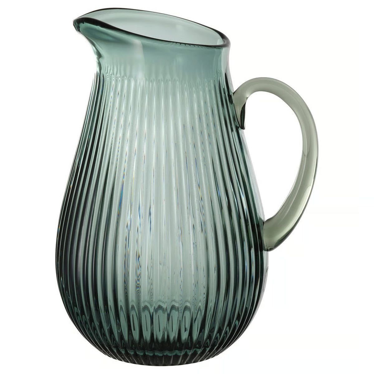 IKEA VARDAGEN Jug, patterned/dark gray-green, 2 l (68 oz)