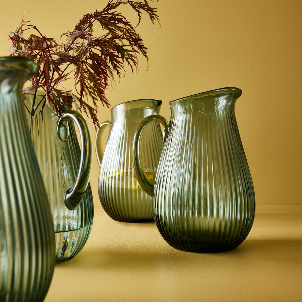 IKEA VARDAGEN Jug, patterned/dark gray-green, 2 l (68 oz)