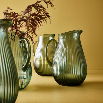 IKEA VARDAGEN Jug, patterned/dark gray-green, 2 l (68 oz)