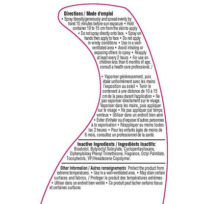 KINeSYS Mango Sunscreen Spray SPF 30, 4 x 120 mL