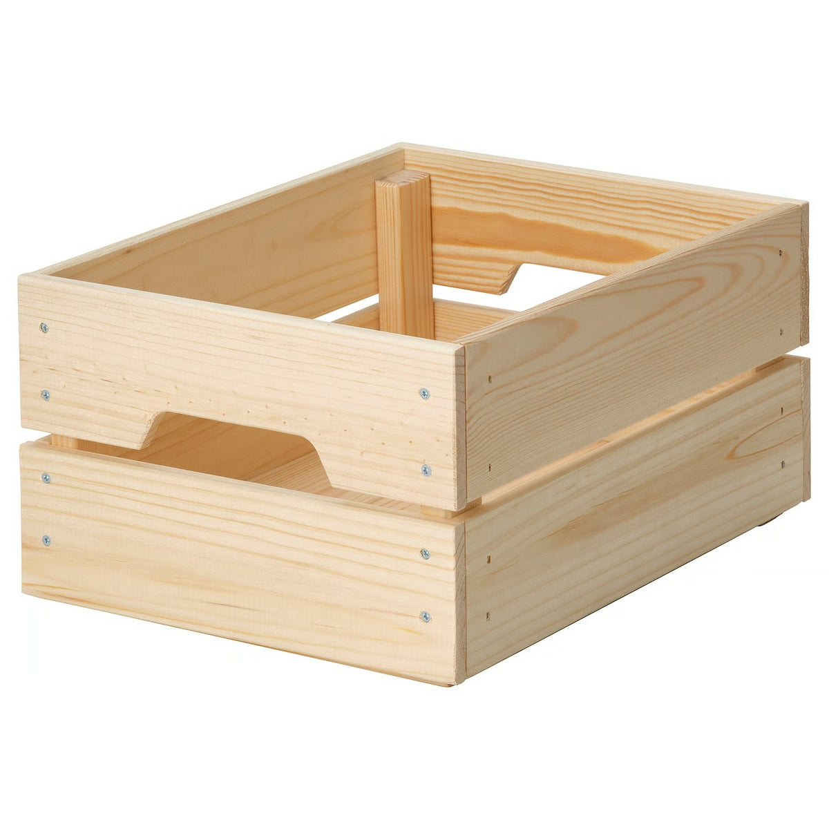 IKEA KNAGGLIG Box, pine, 23x31x15 cm (9x12 ¼x6 ")