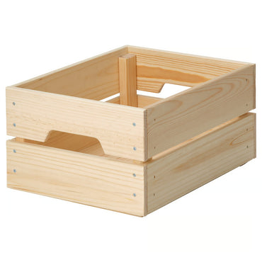 IKEA KNAGGLIG Box, pine, 23x31x15 cm (9x12 ¼x6 ")