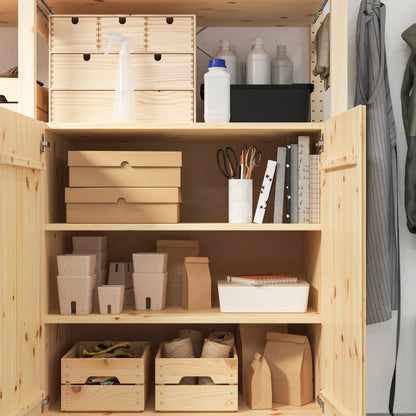 IKEA KNAGGLIG Box, pine, 23x31x15 cm (9x12 ¼x6 ")