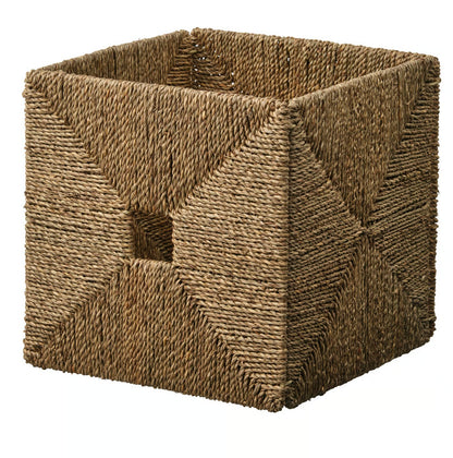 IKEA KNIPSA Basket, seagrass, 32x33x32 cm (12 ½x13x12 ½ ")