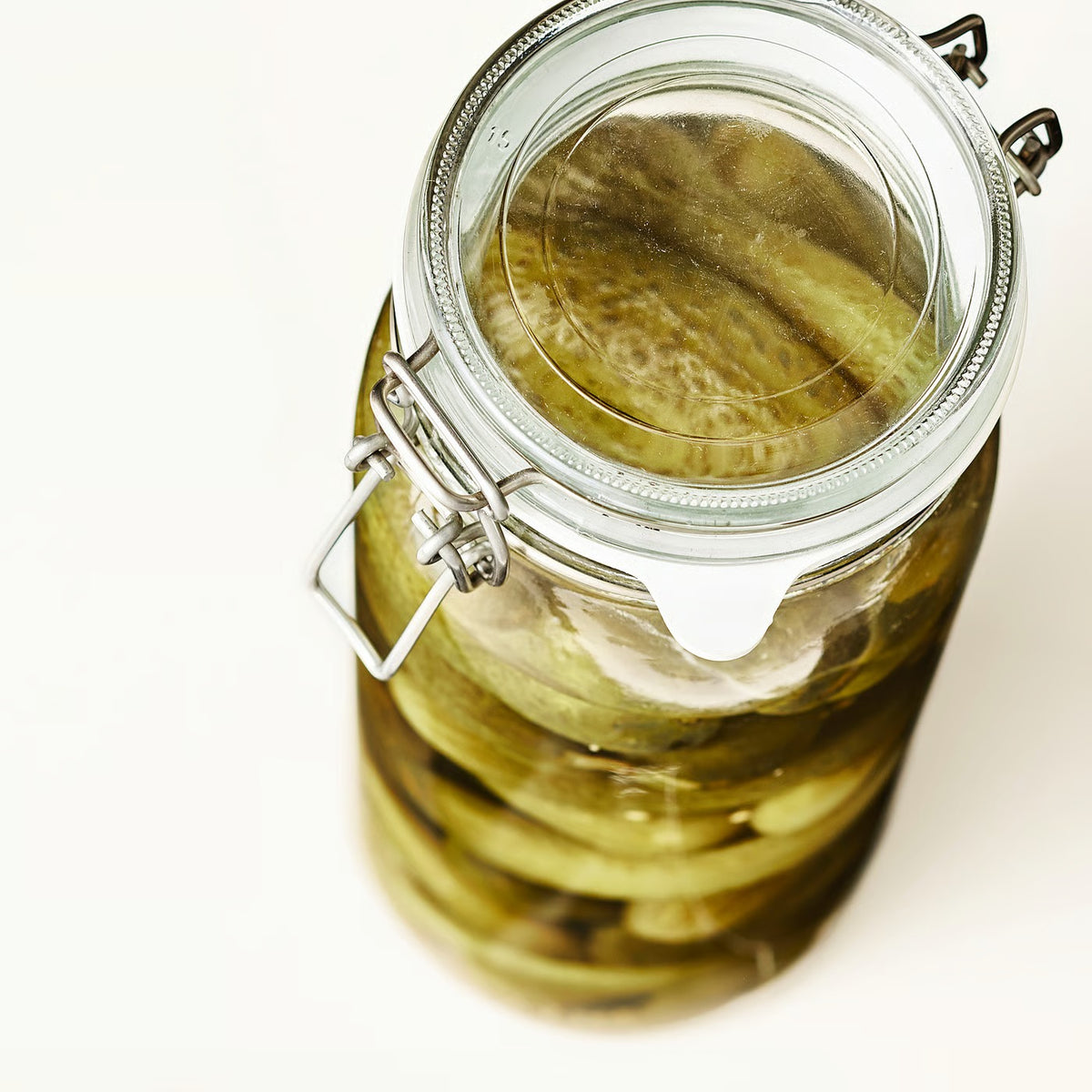 (6 Piece) IKEA KORKEN Jar with lid, clear glass, 2 l (2.1 qt)