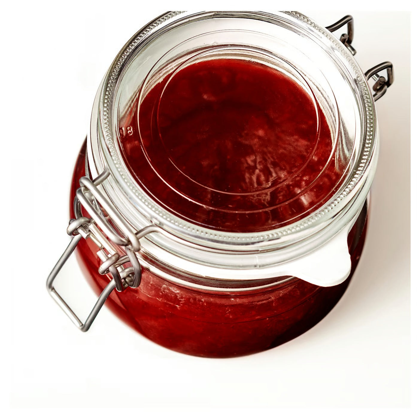 (6 Piece) IKEA KORKEN Jar with lid, clear glass, 0.5 l (17 oz)