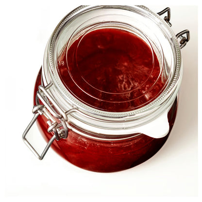 (6 Piece) IKEA KORKEN Jar with lid, clear glass, 0.5 l (17 oz)