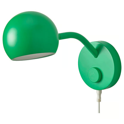 IKEA KORVSNÖRE LED wall lamp, dimmable/green