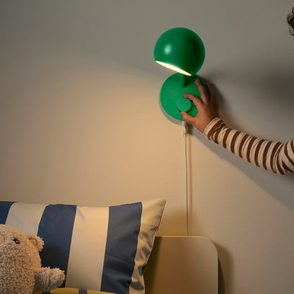 IKEA KORVSNÖRE LED wall lamp, dimmable/green