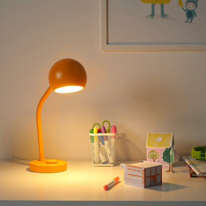 IKEA KORVSNÖRE LED desk lamp, dimmable/orange