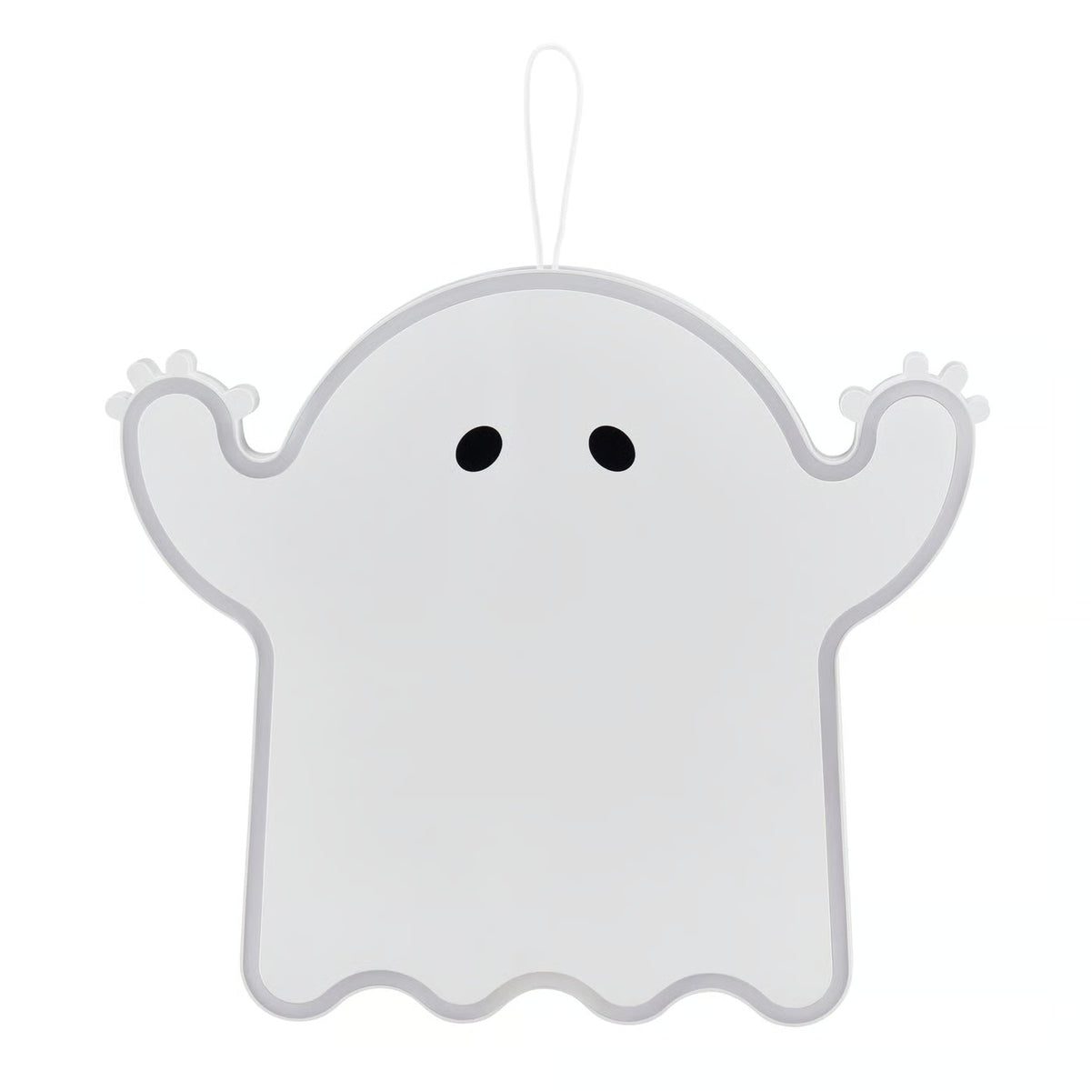 IKEA KUSTFYR LED hanging decoration, ghost battery operated/white