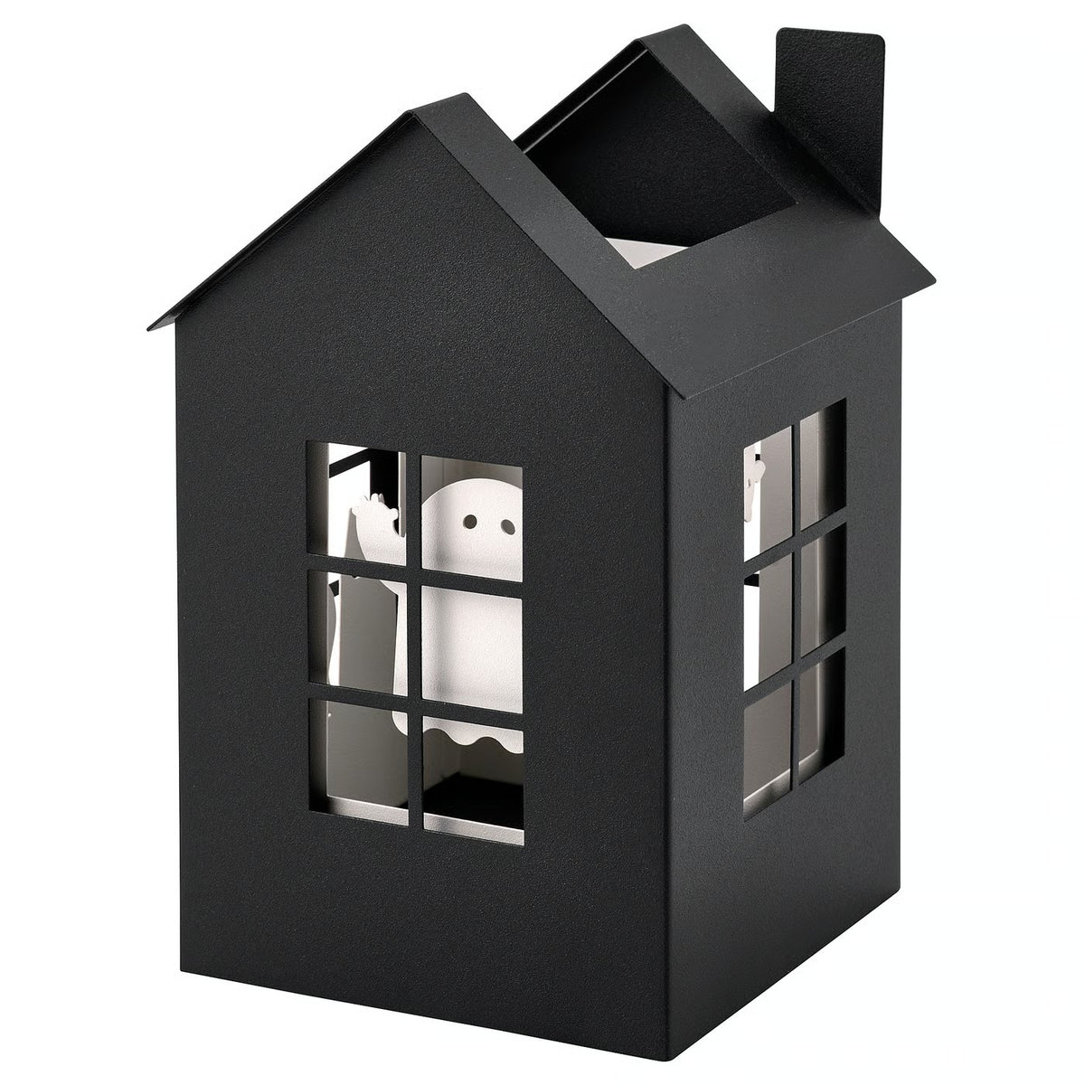 IKEA KUSTFYR Tealight holder, black, 17 cm (7 ")